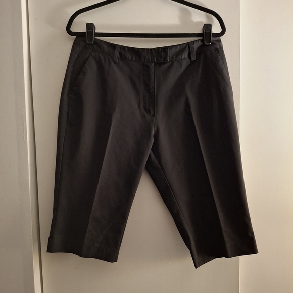 Adidas ClimaCool Women's Black Stretch Bermuda Shorts - Picture 1 of 7